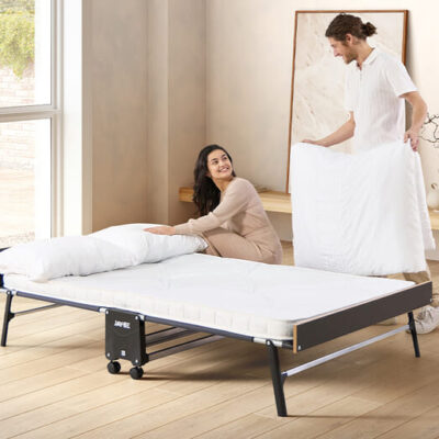 - Jay-Be GP120 Grand Folding Small Double Bed with e-Pocket Mattress