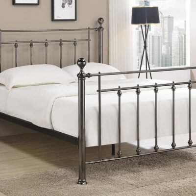 Bucharest Metal Bed, King Size