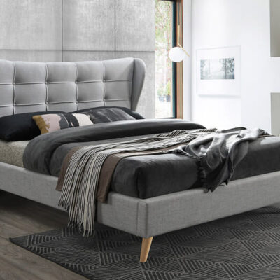 Birlea Harper Grey Bed, Small Double