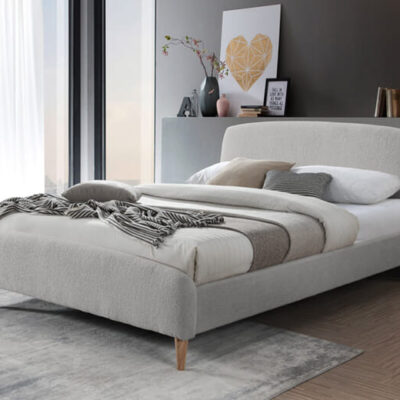 Birlea Otley Grey Fabric Bed, King Size