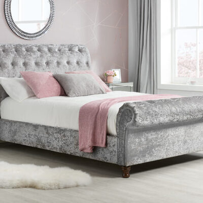 Birlea Castello Fabric Bed, Birlea_Charcoal Fabric, King Size
