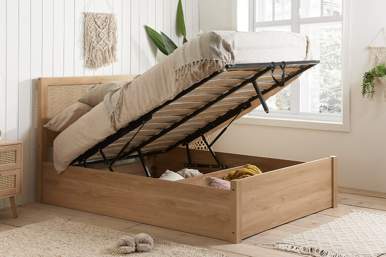 Croxley Rattan Ottoman Bed, Double