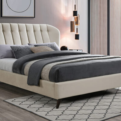 Birlea Elm Fabric Bed, Birlea_Warmstone Fabric, King Size