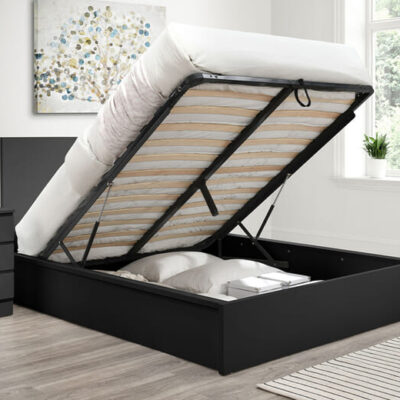 Birlea Oslo Wooden Ottoman Bed, Birlea_White, King Size