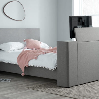 Plaza Grey TV Bed, Double