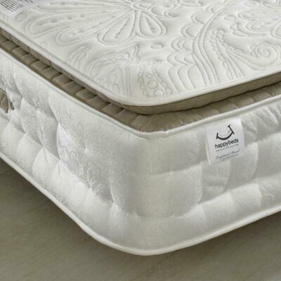 Windsor 3000 Pocket Sprung Memory Wool Orthopaedic Pillow Top Mattress - 3ft Single (90 x 190 cm)