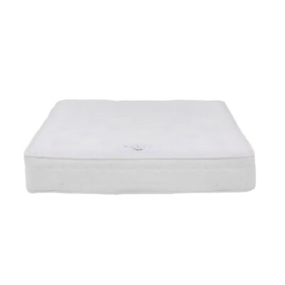 Saratoga 1400 Fabric King Size Pocket Mattress In White