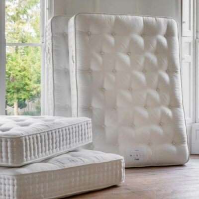 Saratoga Fabric King Size Mattress In White