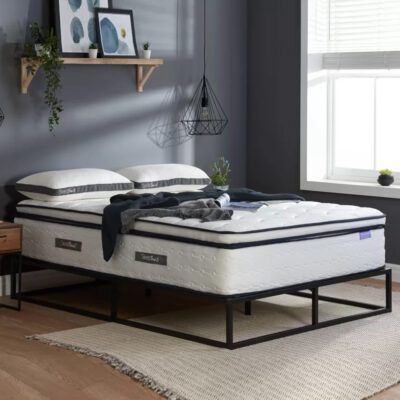 Seymour Fabric King Size Mattress In White