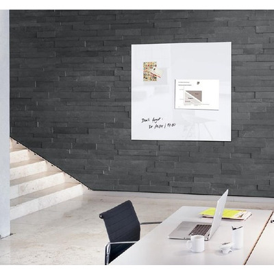 'Artverum' Super White Magnetic Glass Noticeboards