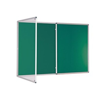 Internal Felt Tamperproof Noticeboard 2400x1200mm Green