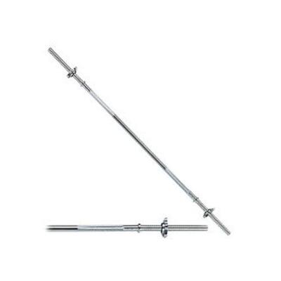 York 5’ Spindle Lock Solid Chrome Bar with Collars