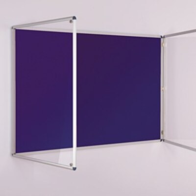 ColourPlus Tamperproof Noticeboard 1800 x 1200mm Purple