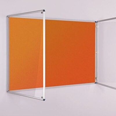 ColourPlus Tamperproof  Noticeboard 1800 x 1200mm Orange