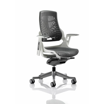 Zure Executive Chair Grey Elastomer