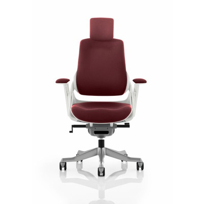 Zure Executive Chair Ginseng Chilli Fabric