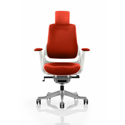 Zure Executive Chair Tabasco Red Fabric