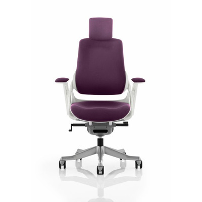 Zure Executive Chair Tansy Purple Fabric