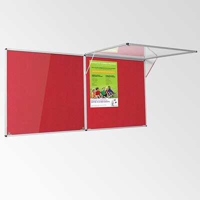 Eco-Colour Resist-a-Flame Corridor Tamperproof Board 1200 x 1800mm RED