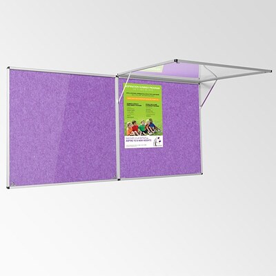 Eco-Colour Resist-a-Flame Corridor Tamperproof Board 1200 x 2400mm PURPLE