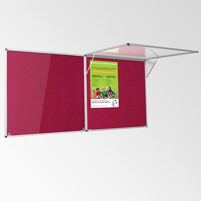 Eco-Colour Resist-a-Flame Corridor Tamperproof Board 1200 x 1800mm RASPBERRY