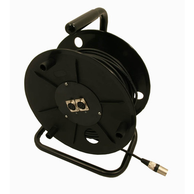 Microphone Snake - Roll Up Lead On Reel 50m 1 Input