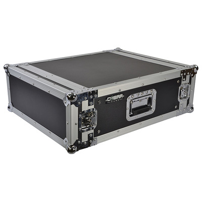 19" 4U Rack Flight Case 520mm Deep Removable Lids, Strong Ply Construction