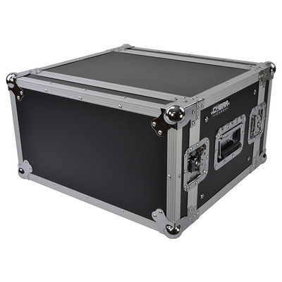 19" 6U Rack Flight Case 350mm Deep with Strong Ply Construction & Removable Lids