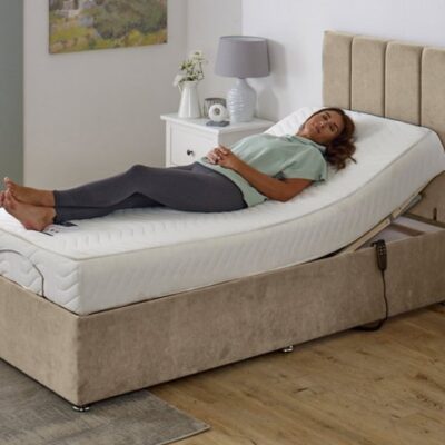 Flexisleep Memory Ortho Electric Adjustable Bed - 3ft6 Large Single