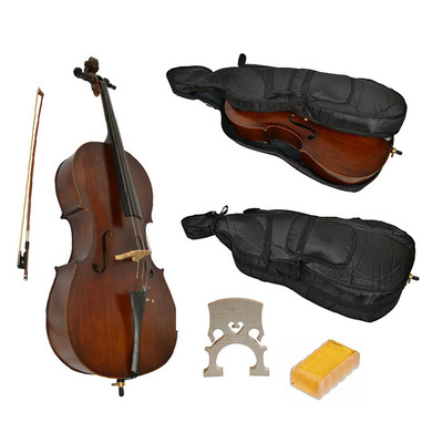 Full Size Cello Set with Case & Accessories by Sotendo