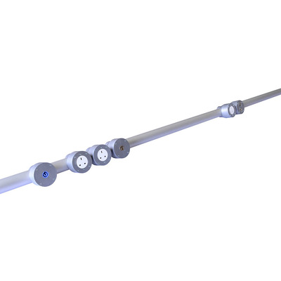 Wired Lighting Bar 13 Amp with DMX Sockets 8m Black