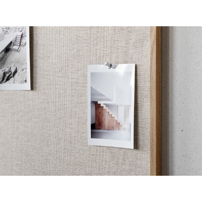 Wood Linen Noticeboard