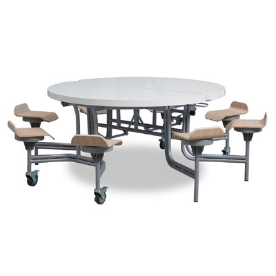 8 Seat Primo Round Mobile Folding Tables