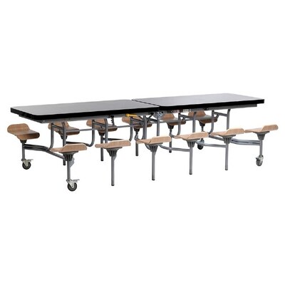12 Seat Primo Rectangular Mobile Folding Tables