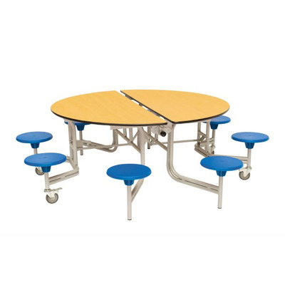8 Seat Round Mobile Folding Tables
