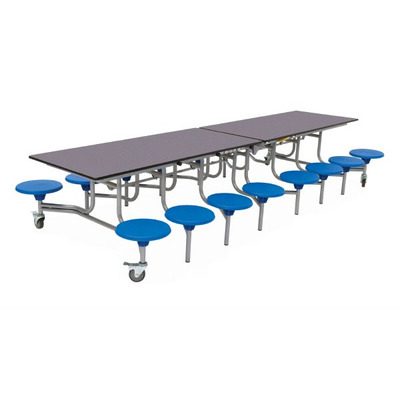 16 Seat Rectangular Mobile Folding Table