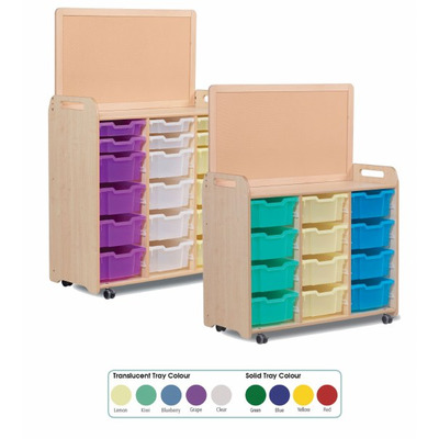 Tray Storage Units with Display Divider