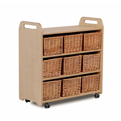 Tall Mobile Shelf Unit