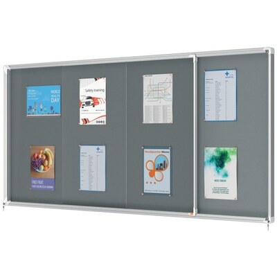 Nobo 1915339 Premium Plus Lockable Noticeboard