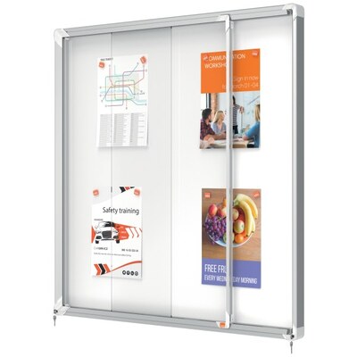 Nobo Premium Plus Lockable Whiteboard