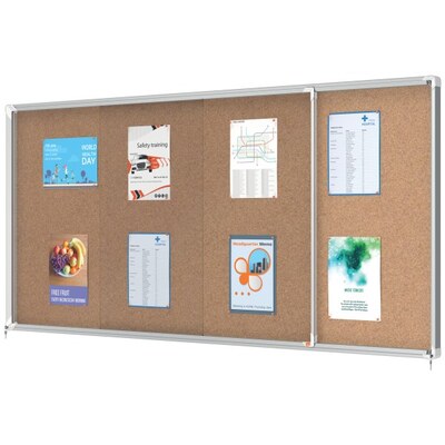 Nobo 1915333 Premium Plus Lockable Noticeboard