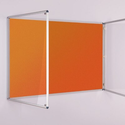 ColourPlus Tamperproof Noticeboard 2400 x 1200mm Orange