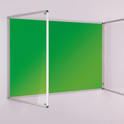 ColourPlus Tamperproof Noticeboard 2400 x 1200mm Apple