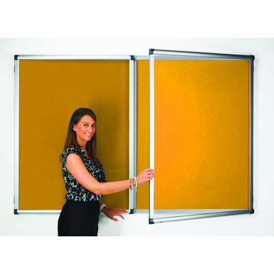 Eco-Sound Blazemaster Metropolitan Frame Tamperproof Noticeboard