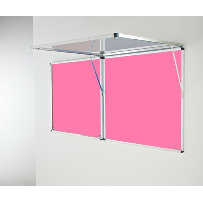 Eco-Sound Top-Hinged Corridor Tamperproof Blazemaster Noticeboard