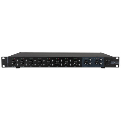2 Zone Installation Mixer with 2 Mic_Line Inputs & 6 Stereo Inputs
