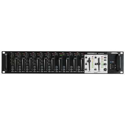 2 Zone Installation Audio Mixer with 10 Input Channels