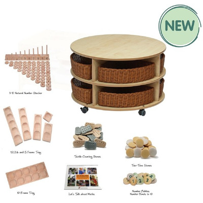 Double Tier Mobile Circular Storage Unit