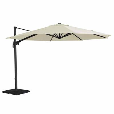 Alexander Rose 3.5m Cantilever Round Garden Parasol - Ecru
