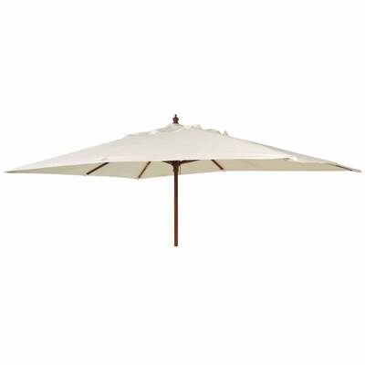 Alexander Rose 3m x 2m Rectangular Garden Parasol - Ecru